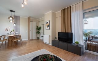 COMISION 0%-Apt 3 camere 75mp superb complet mobilat/utilat vedere lac ParcVerdi - Poză 2