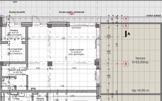 Spațiu comercial cu terasă open space cartier Borhanci - Schiță 9