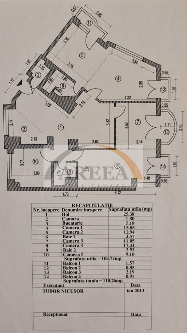 UNIRII FANTANI - 5 camere de vanzare - investitie rara si eleganta - Poză 8