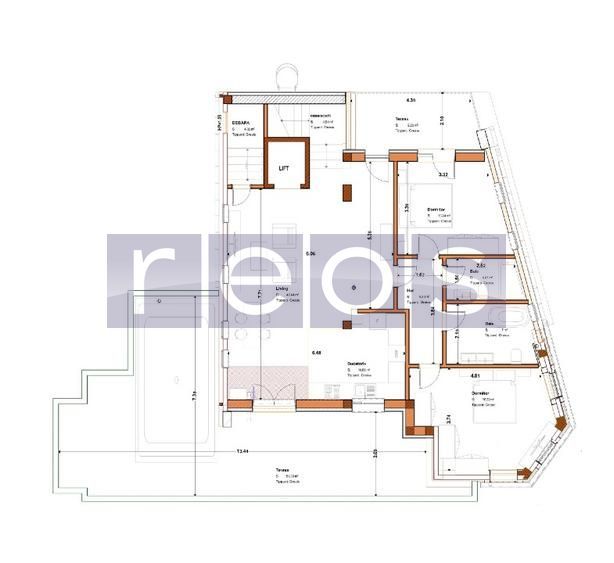 VANZARE PENTHOUSE 3 CAMERE | 180MP |  ZONA TINERETULUI - Poză 1