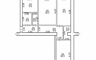 Vânzare, apartament, 3 camere, strada George Cosbuc, Centru. - Poză 9