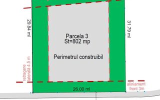 Teren de vanzare in Faget | 802 mp | str. Liviu Rusu - parcela optima - Poză 3