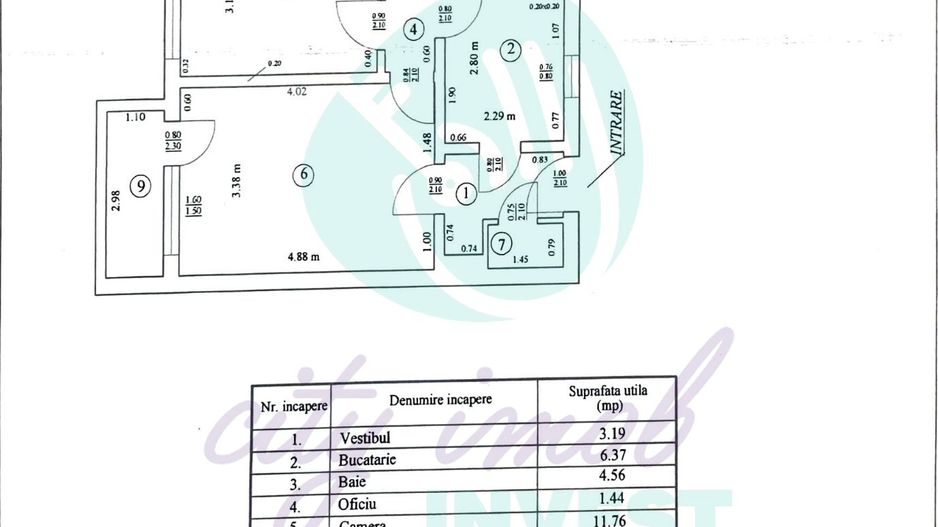 2 camere la 2 min de metrou Gara de Nord Bloc anvelopat - Poză 1