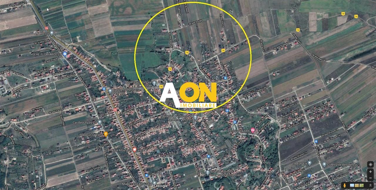 Teren intravilan 1385 mp toate utilitatile Micesti - Poză 1