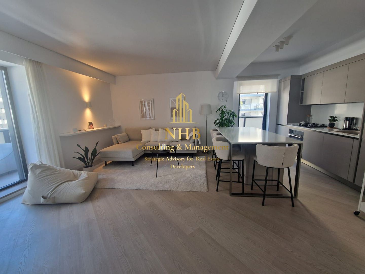 Apartament spatios de 3 camere Cortina North Pipera - Poză 2