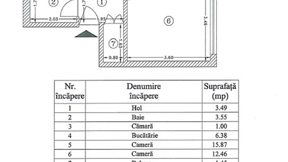 Apartament 2 camere RENOVAT de închiriat – Drumul Taberei, zona Favorit | - Poză 9