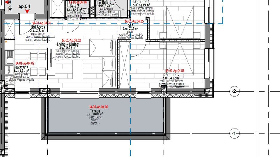 Apartament 3 camere Parcul Dendrologic | Vedere Lacul Chitila - Schiță 3