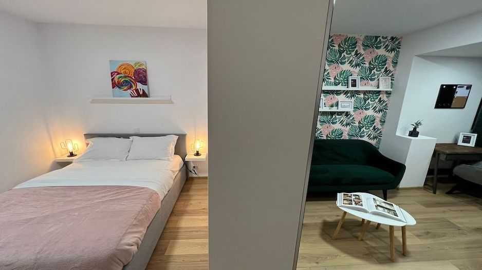 Garsoniera moderna, renovata, cu vedere panoramică – Parcul Tractorul, Brașov - Poză 11