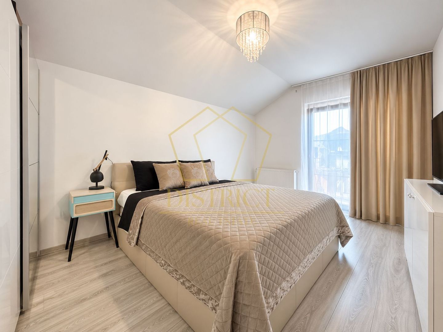 Apartament cu 2 camere mobilat | Etajul 1 | 57 mp utili | in Giroc la asfalt. - Poză 1