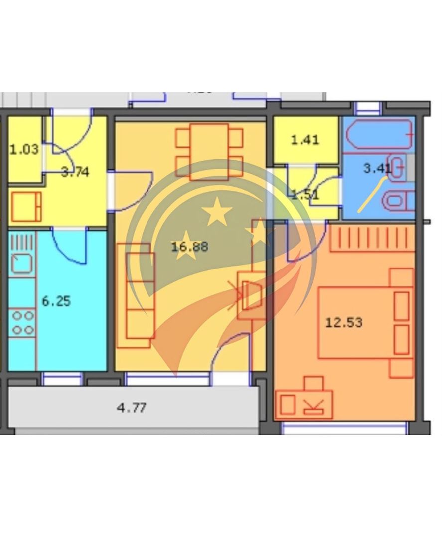 Apartament 2 camere, aproape de Piața Valea Roșie - Poză 3