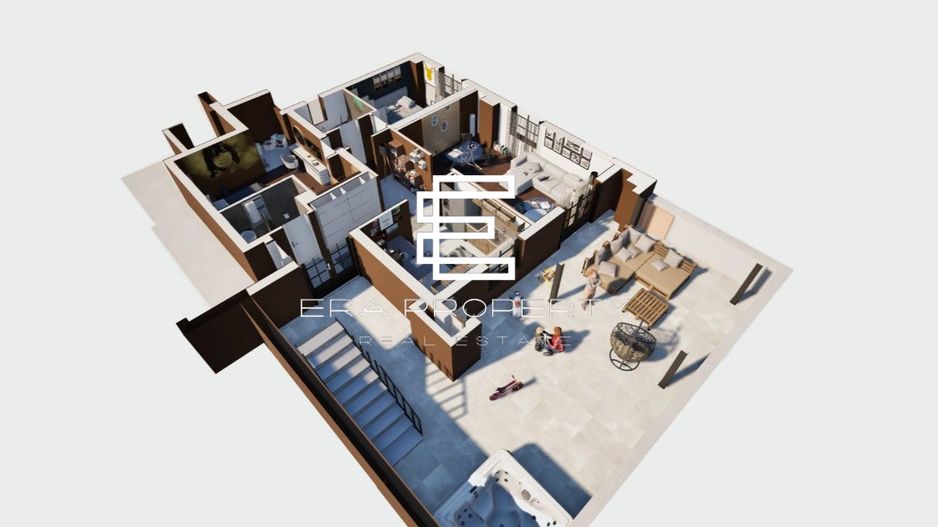 PENTHOUSE 3 CAMERE – 91 mp + 2 TERASE 191 mp | LA CHEIE | Calea Surii Mici - Schiță 10