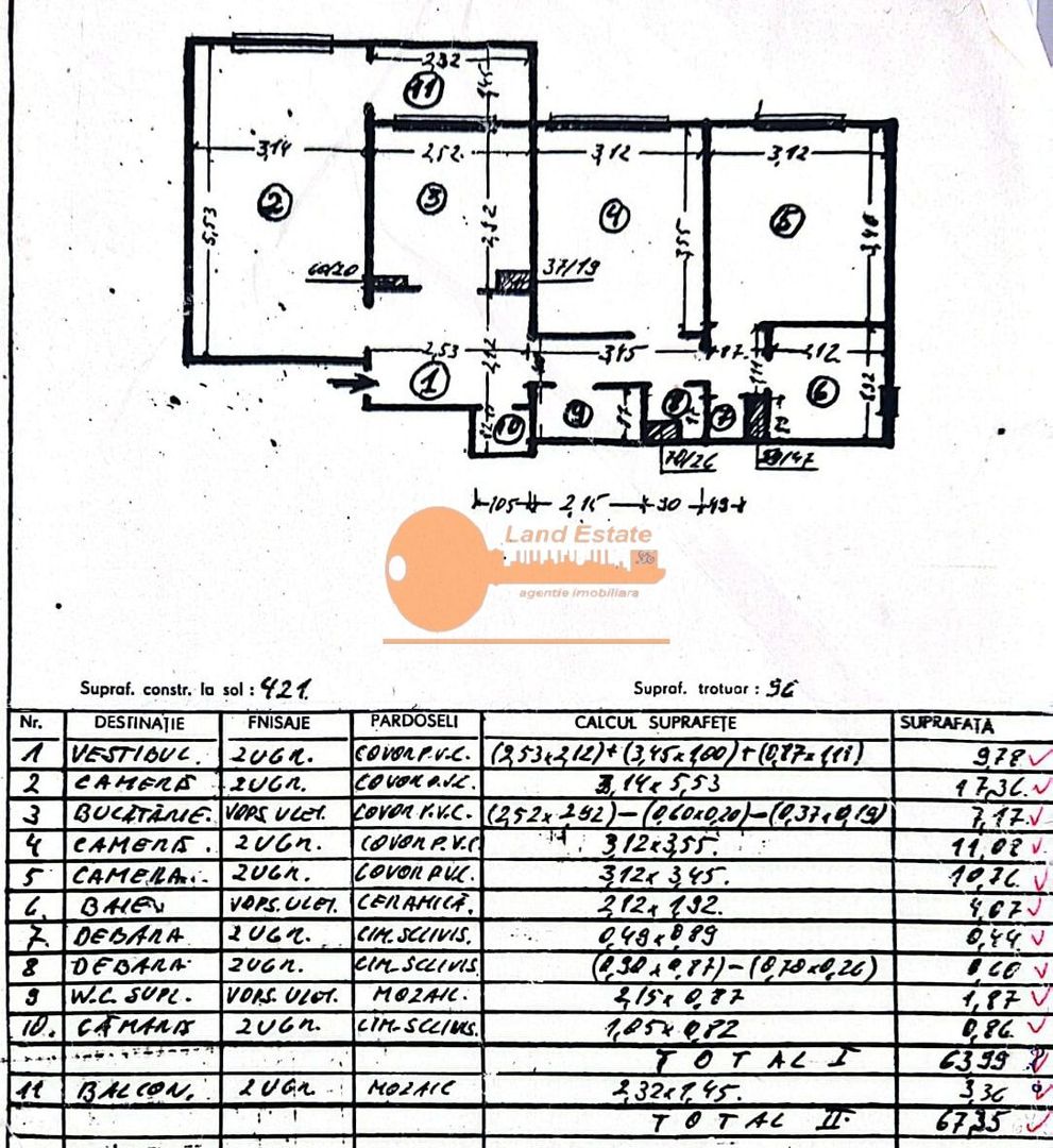 3 camere Cramgasi - Schiță 8