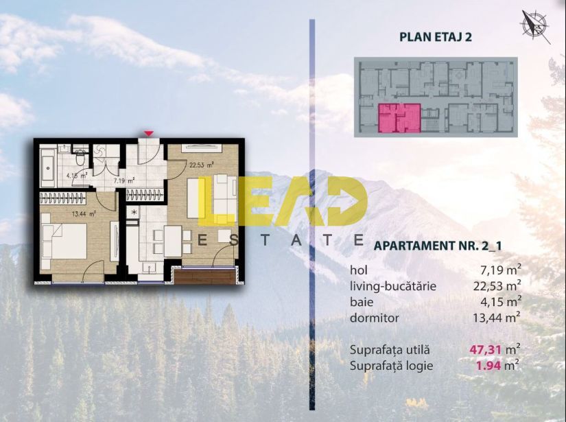 Apartament 2 camere, nou · in Noble Residence · Comision 0% - Poză 8