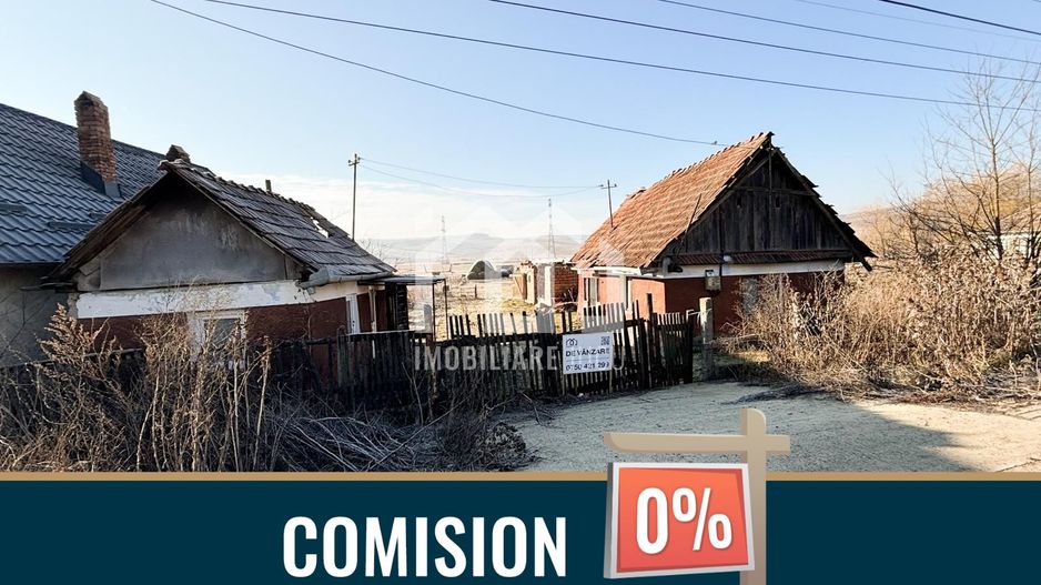 Oportunitate investitie casa demolabila teren 1424mp Front 24m Gadalin - Poză 1