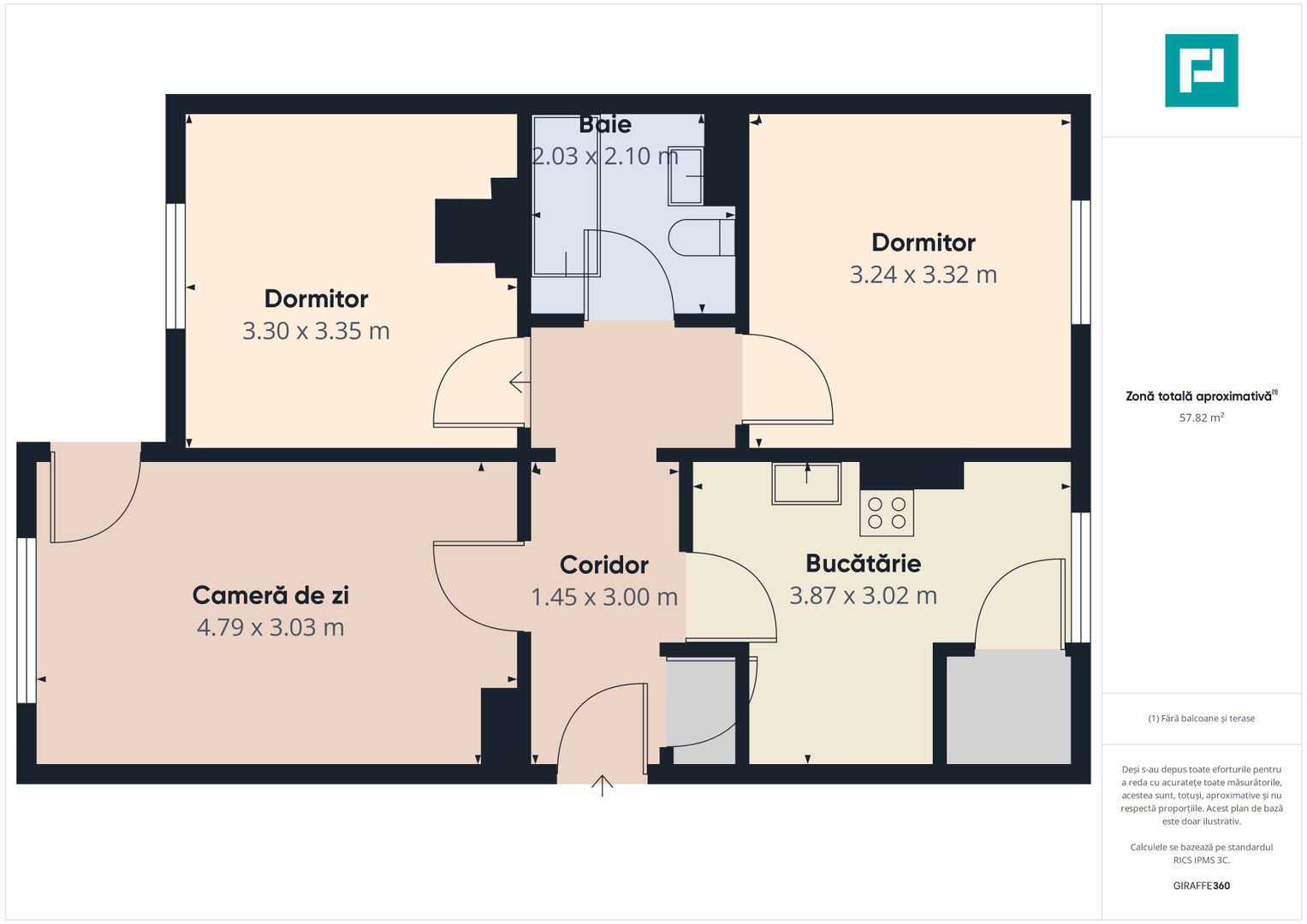 Apartament 3 camere Pâncota - Poză 6