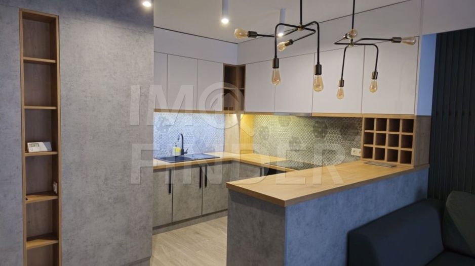 Vânzare  2 camere, ultrafinisat, aproape de Liceul Elf - Poză 2