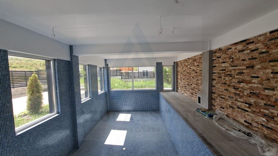 Casă moderna 229 mp utili garaj  piscina terasa balcon Cisnadioara - Poză 24