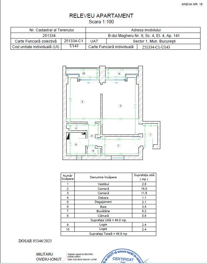 COMISION 0% - Apartament cu 2 camere Magheru - blocul Eva - Poză 14