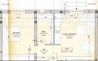 Villa cu 6 apartamente. Etaj 1. Disponibil imediat - Schiță 13