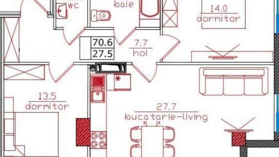 Vânzare, apratament, 2 camere, strada Bucovina, Ciocana - Poză 3