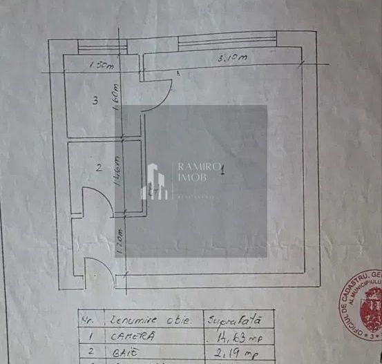 Garsonieră renovată | 5 minute de metrou 1 Decembrie 1918 - Poză 7