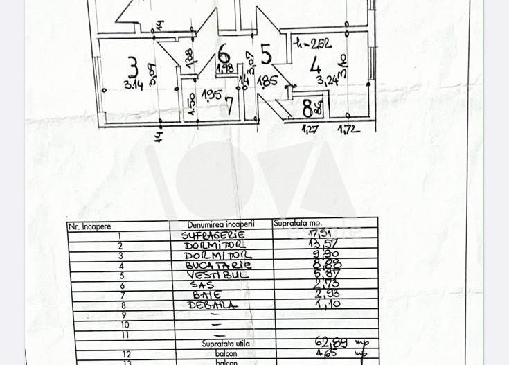 De vânzare: apartament 3 camere decomandat - metrou Valea Ialomitei - Poză 11