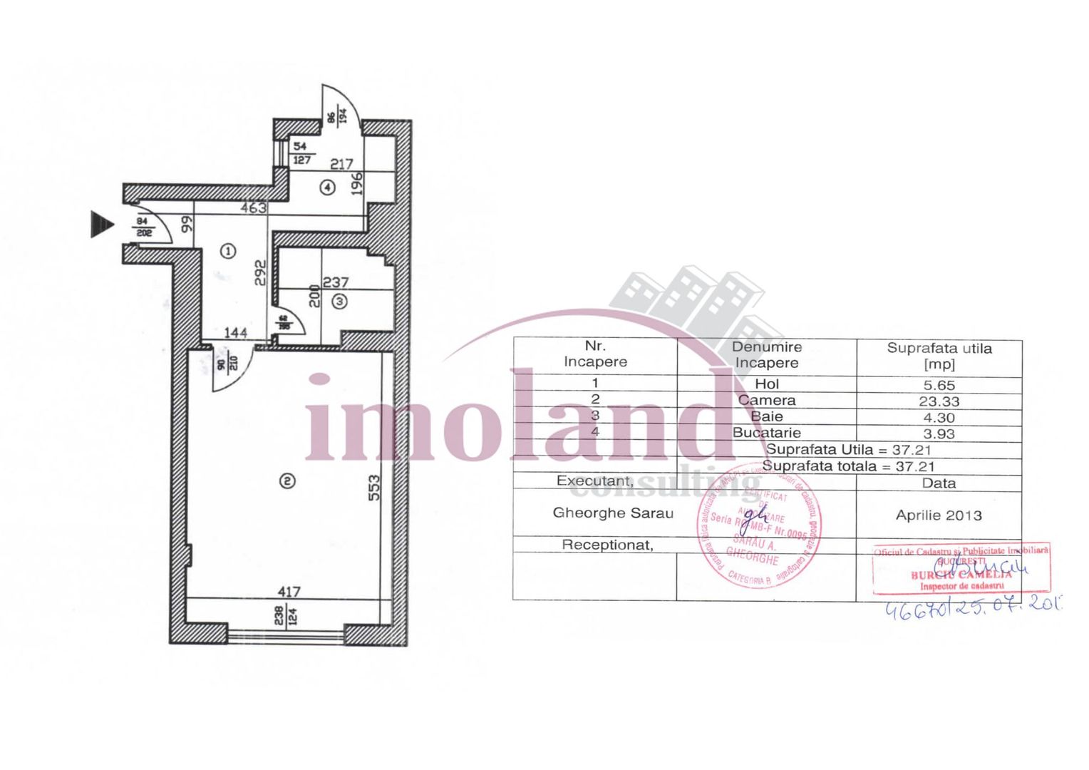 Inchiriere garsoniera 37 mp in vila | ideal business | Primaverii - Poză 17