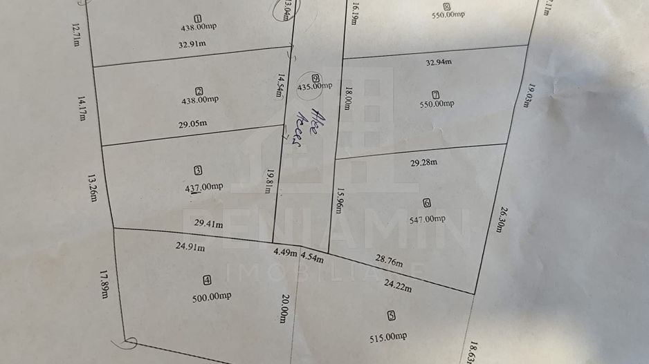 Teren de vanzare in Popoveni loturi de 550mp deschidere mare - Poză 4