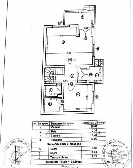 Vanzare casa 4 camere tip duplex Otopeni - Odaile, P+1+Pod, curte proprie ! - Schiță 56
