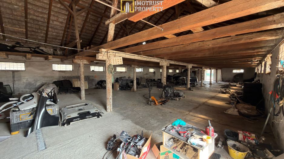 Hala + teren de închiriat pentru service auto / dezmembrări / depozit - Poză 12