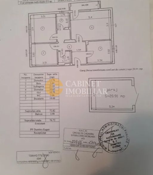 3 camere -  Targu Cucu- decomandat - GARAJ INTABULAT - Poză 1