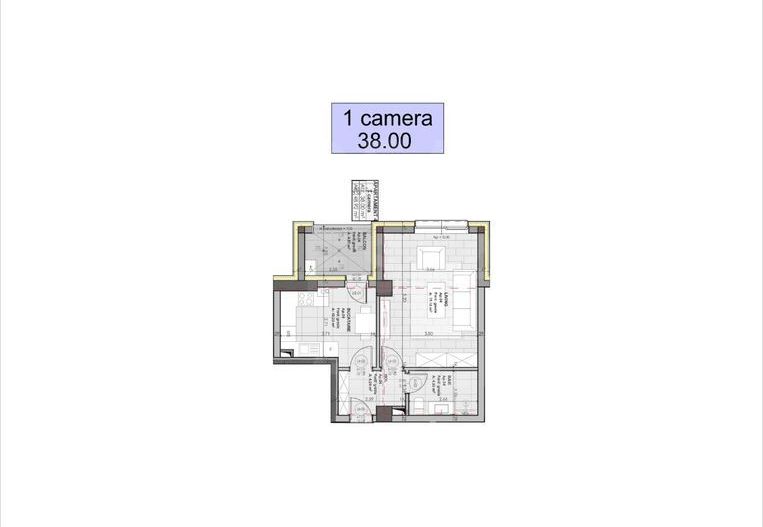 Vânzare, apartament, o cameră, Iași - Poză 2