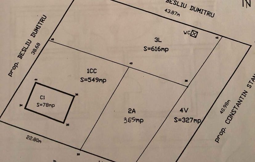 Casa 3 camere Parter Giurgiu Com Bucsani - Schiță 6