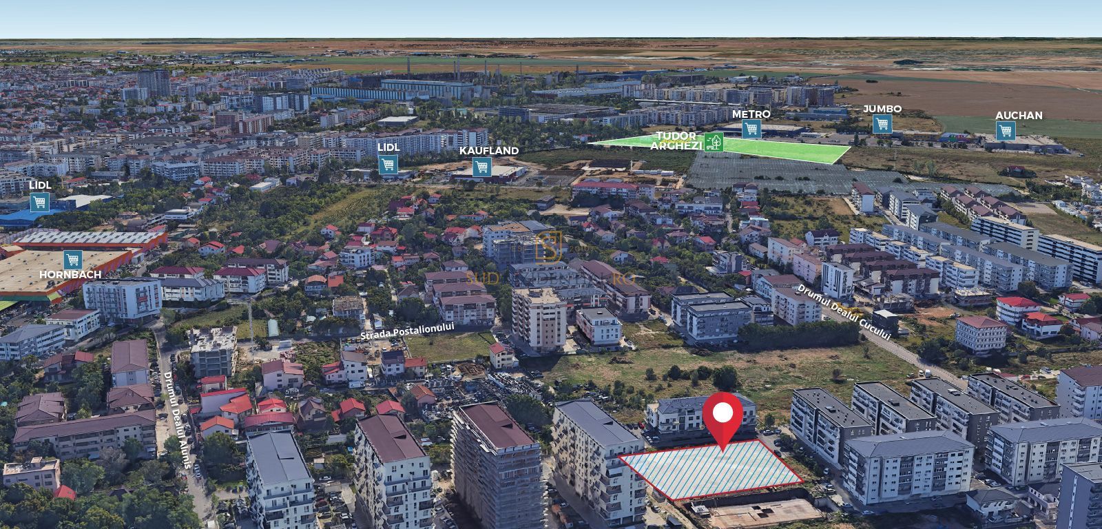 Teren cu autorizatie de constructie, D+P+6E+7ER+8ER, zona MEtalurgiei - Poză 3