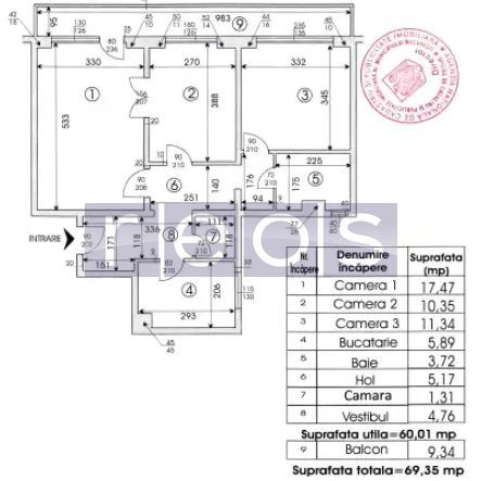 DE VANZARE 3 CAMERE DECOMANDAT | 70 MP | PRELUNGIREA GHENCEA |  METROU - Poză 10