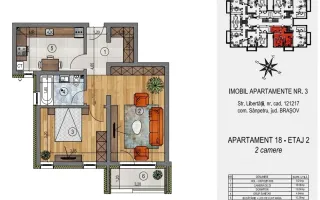 DEZVOLTATOR - Apartament 2 camere Etaj 2 SUPER PROMOȚIE!!! - Poză 11