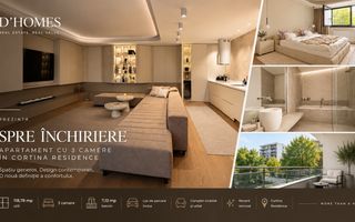 De Închiriat | Apartament Premium 3 Camere | 119 mp | Cortina - Poză 1