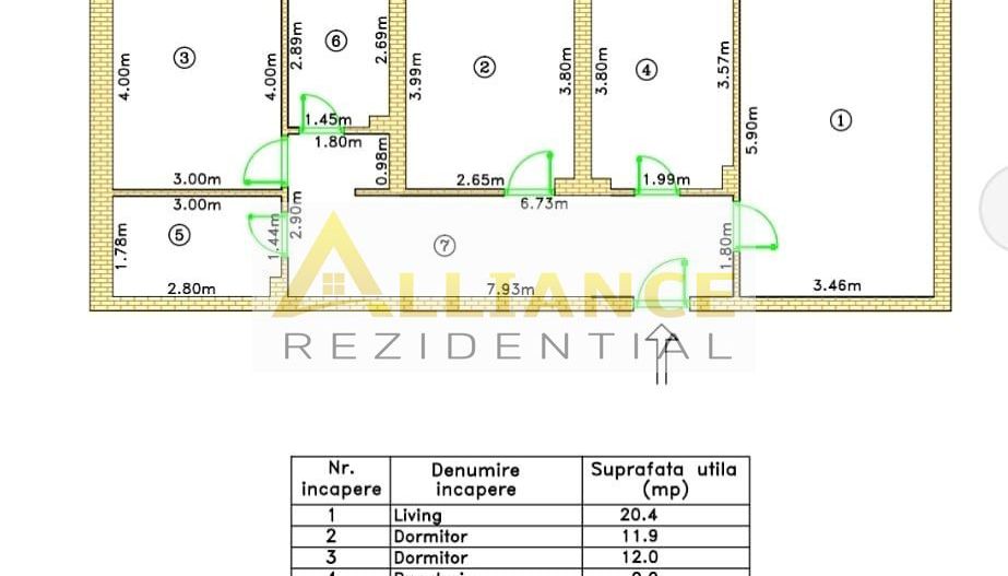 3 CAMERE GATA 6 MIN METROU INCALZIRE IN PARDOSEALA - Poză 11