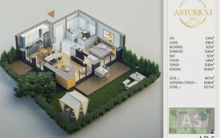Apartament de vanzare cu 2 camere Astorium Garden - Poză 2