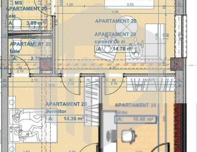 Apartament 3 camere - Calea Surii Mici- Etaj 1 si 2 - Poză 2
