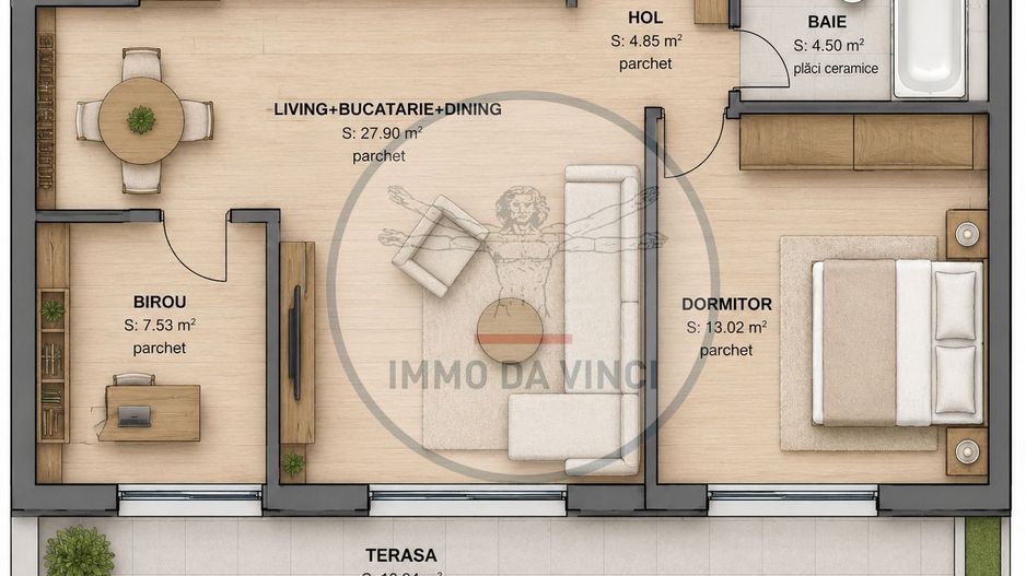 Apartamente cu 1-2-3-4 camere, parcare | Bloc Nou Traian Vuia Pod IRA - Poză 5