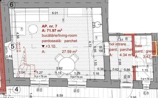 Apartament nou 72 mp, la cheie, Sibiu – zonă centrală - Schiță 5