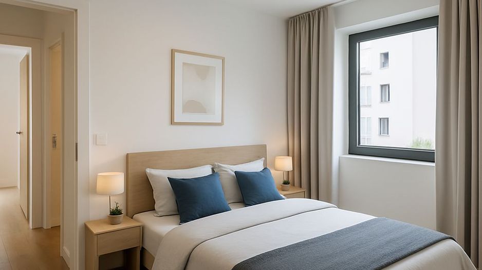 2 camere moderne, balcon, comision 0% – aproape de școli și transport - Poză 3