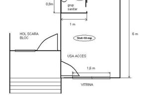 Spatiu comercial de inchiriat la parter in zona Astra - Schiță 12
