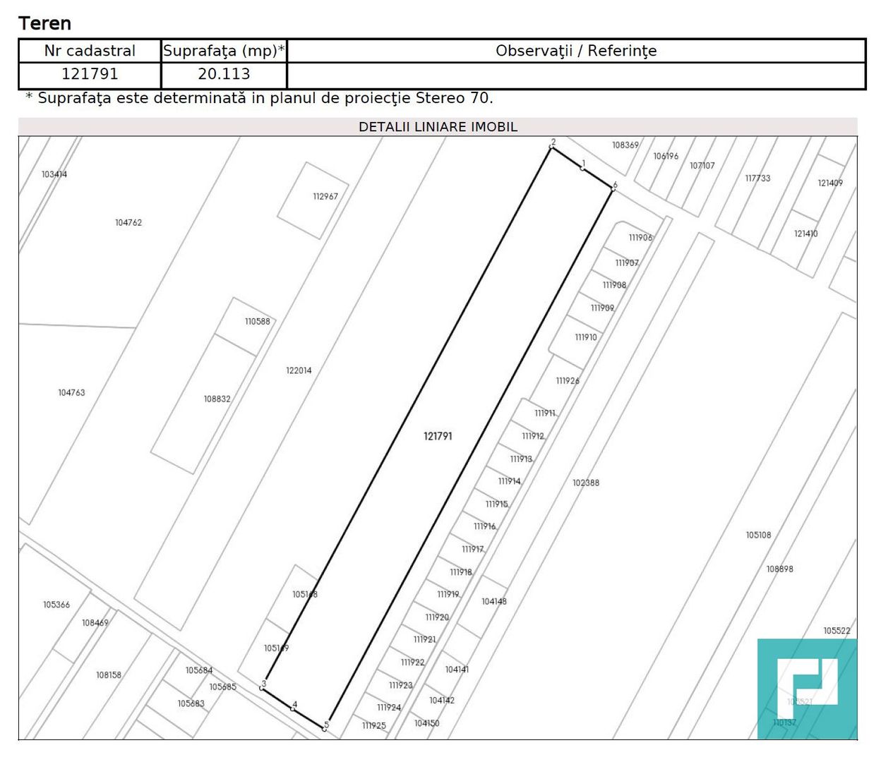 Teren de vanzare 20.113 mp în Otopeni, Odăi. - Schiță 7