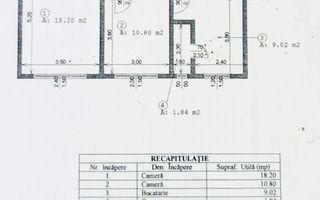 Apartment 2 camere str. Zugravi - Poză 2