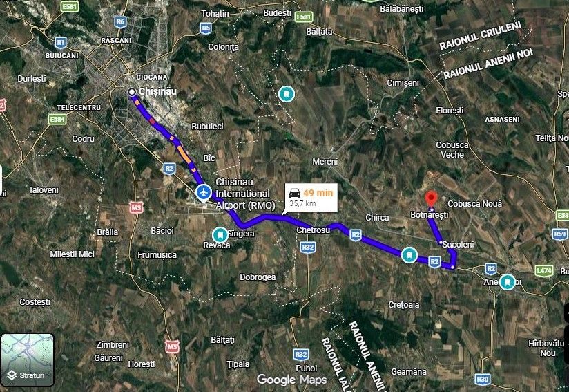 Teren pentru construcții/prima linie – 17,5 ari, Botnăreștii Vechi, Raionul Anenii Noi - Poză 14
