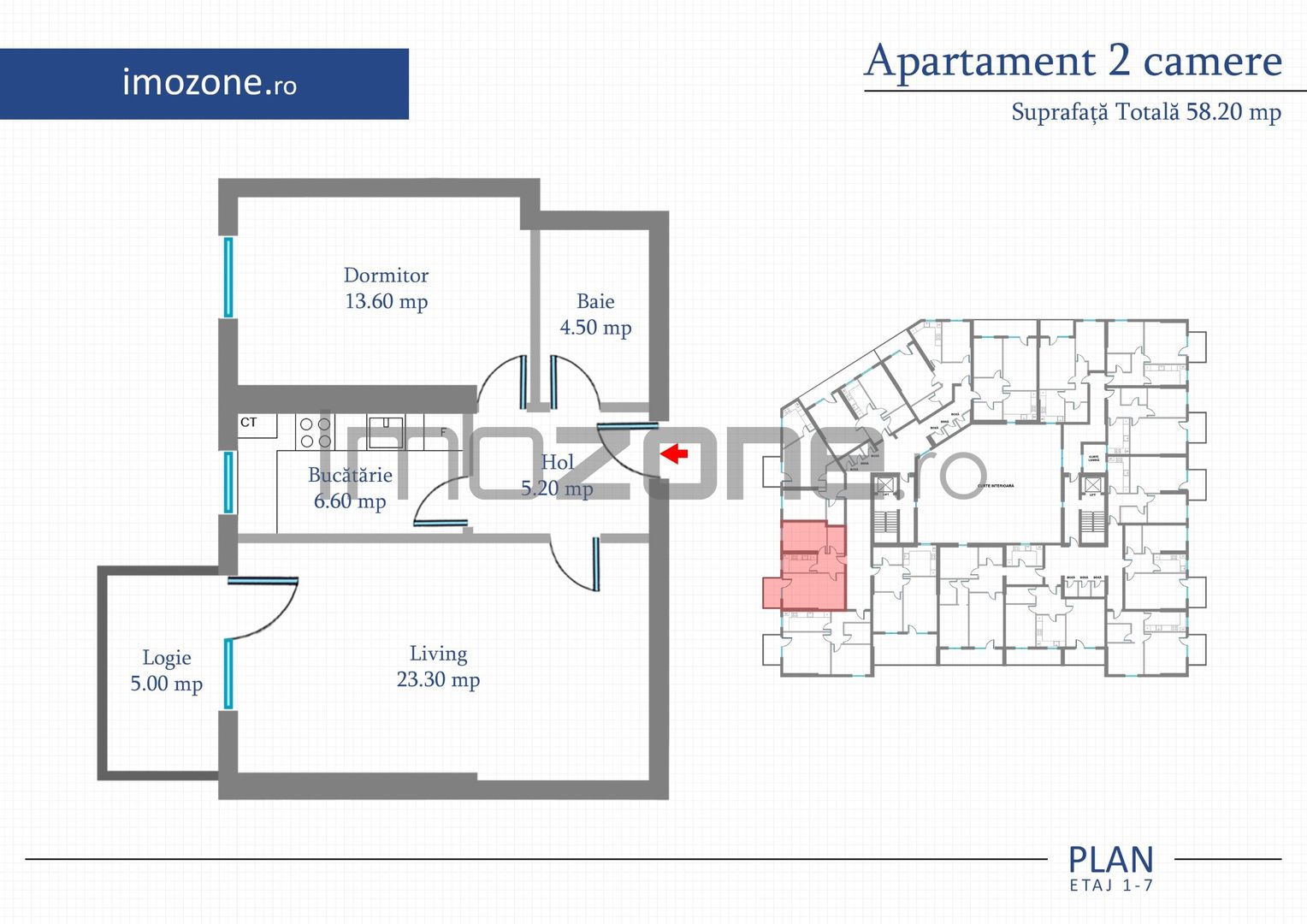 Apartament 2 Camere | 65 mp | Bloc Nou | Metrou Pacii / Preciziei | Militari - Poză 5