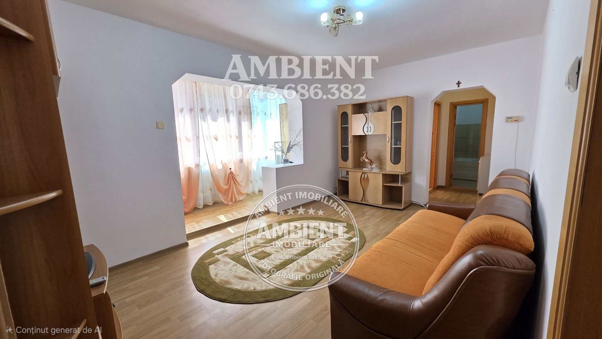 Apartament cu 2 camere, etaj 2, mobilat și utilat, VASLUI - zona ULTRACENTRAL; - Poză 3