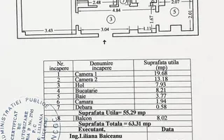 Apartament 2 camere decomandate | Trocadero | etaj 6/8 | centrala gaz - Poză 19